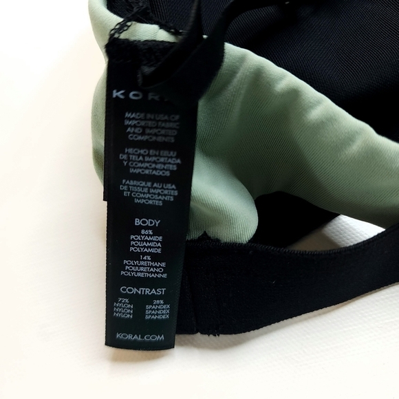 Koral racer back open band sports bra size Medium - Picture 6 of 7